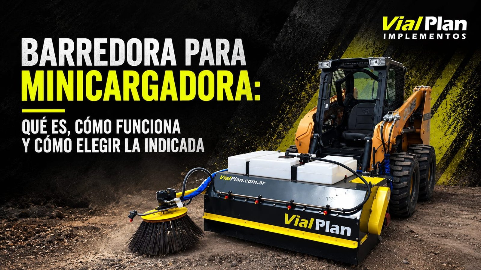 Barredora para Minicargadora: Qué es, Cómo funciona y cómo elegirla